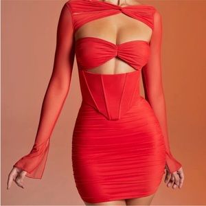 Oh Polly Nirvana Red Dress